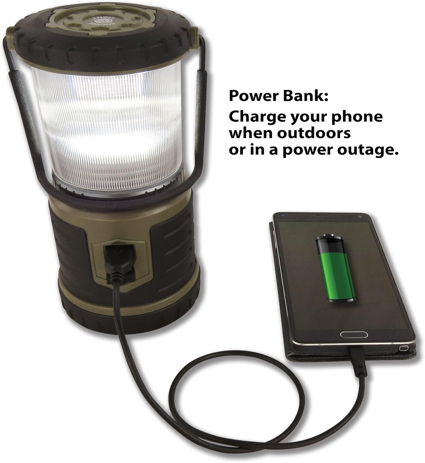 Tough Light 1000-LR Rechargeable LED Lantern (Mud)
