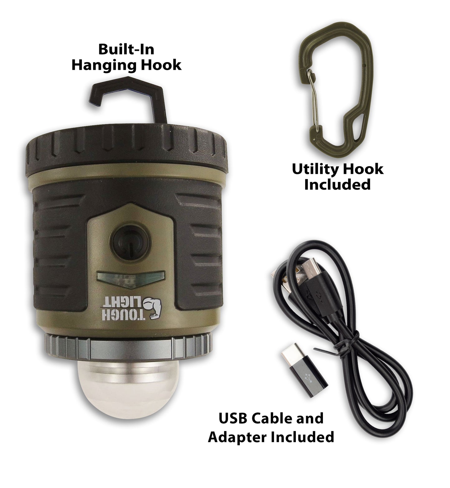 Tough Light 400-LR Rechargeable LED Lantern (Mud)