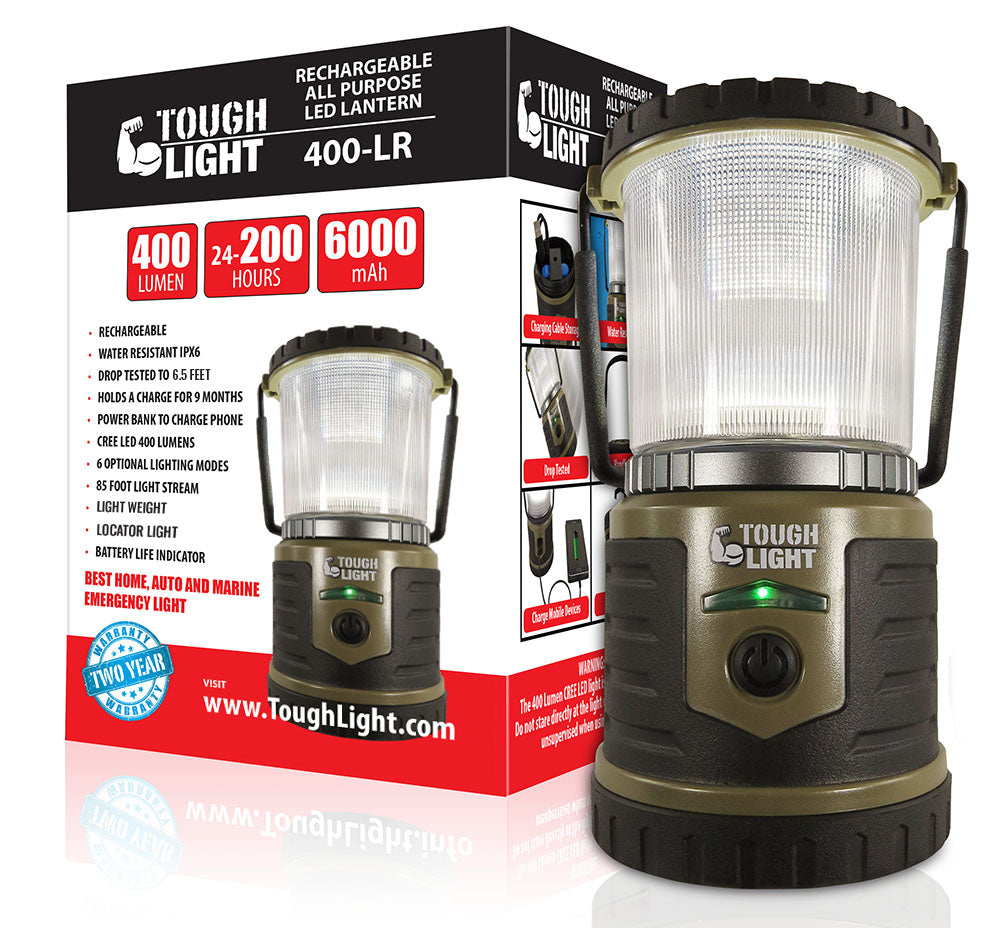 Tough Light 400-LR Rechargeable LED Lantern (Mud)