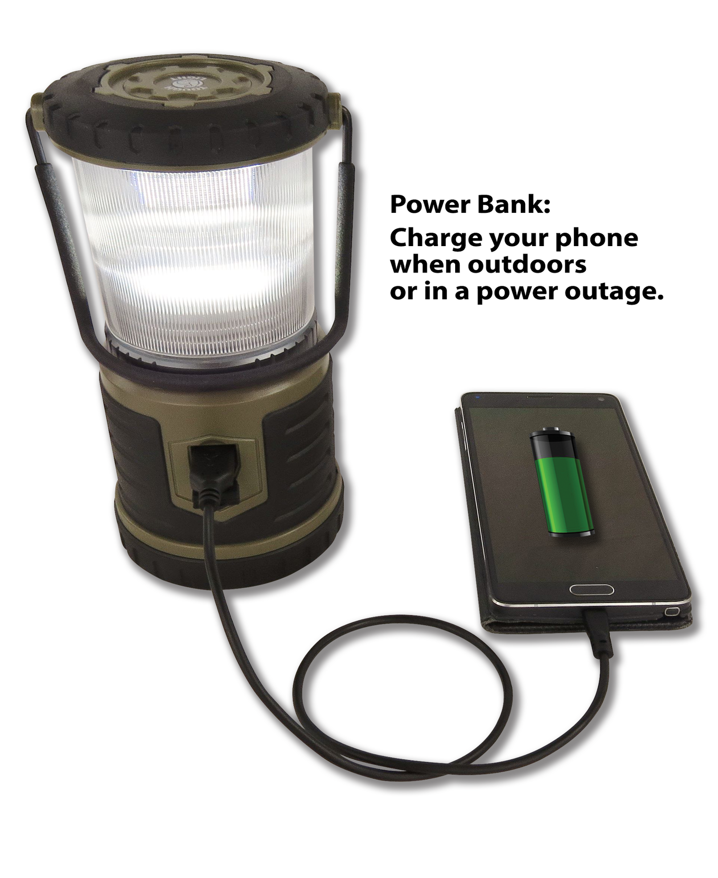 Tough Light 400-LR Rechargeable LED Lantern (Mud)