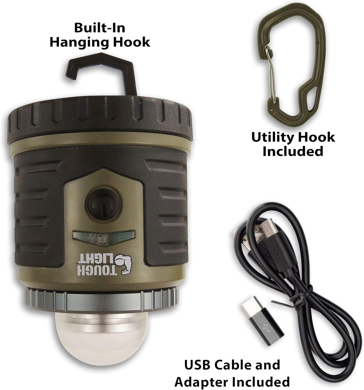 Tough Light 1000-LR Rechargeable LED Lantern (Mud)