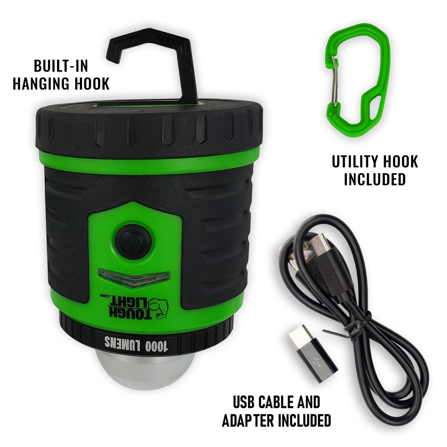 Tough Light 1000-LR Rechargeable LED Lantern (Green)