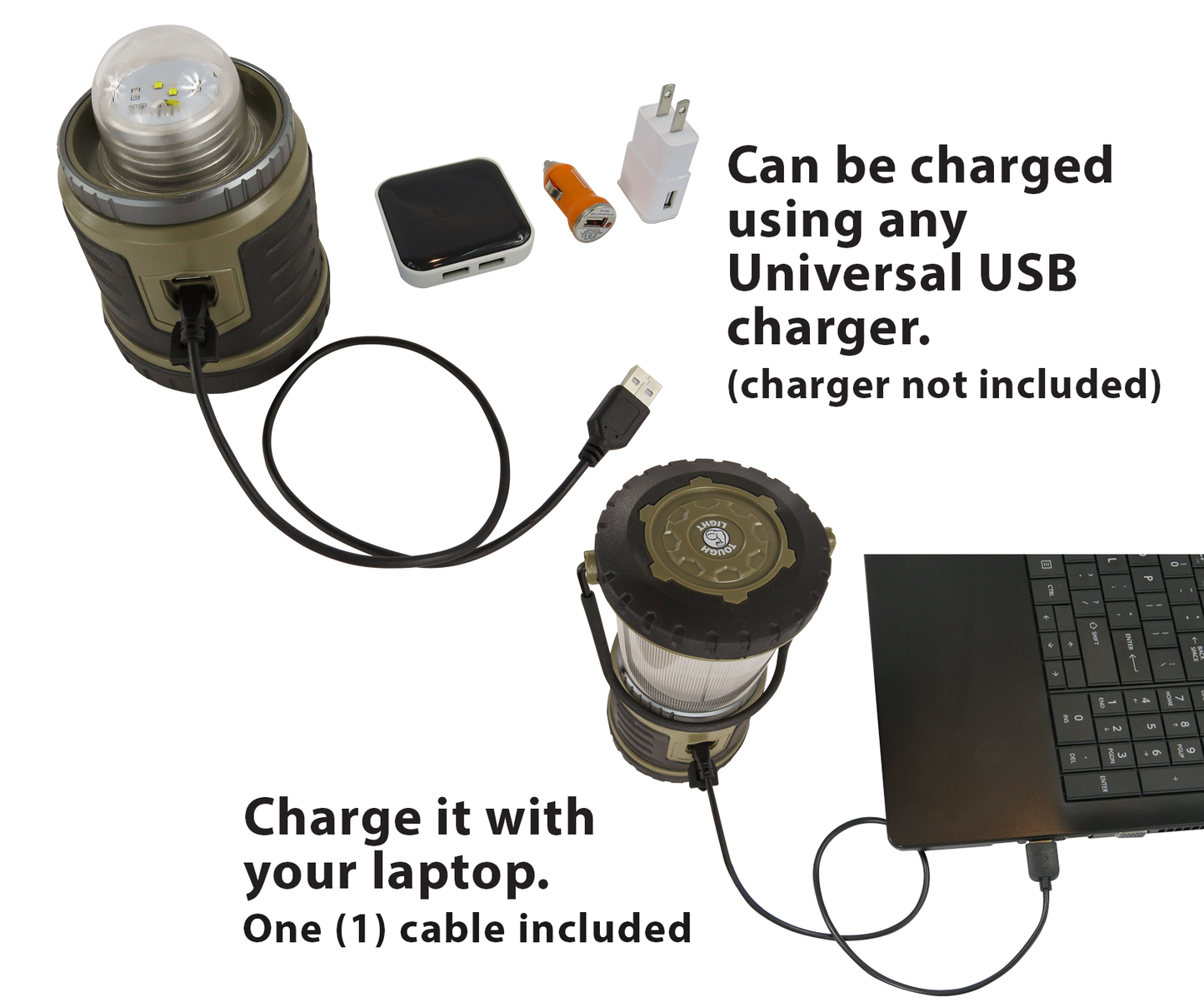 Tough Light 400-LR Rechargeable LED Lantern (Mud)